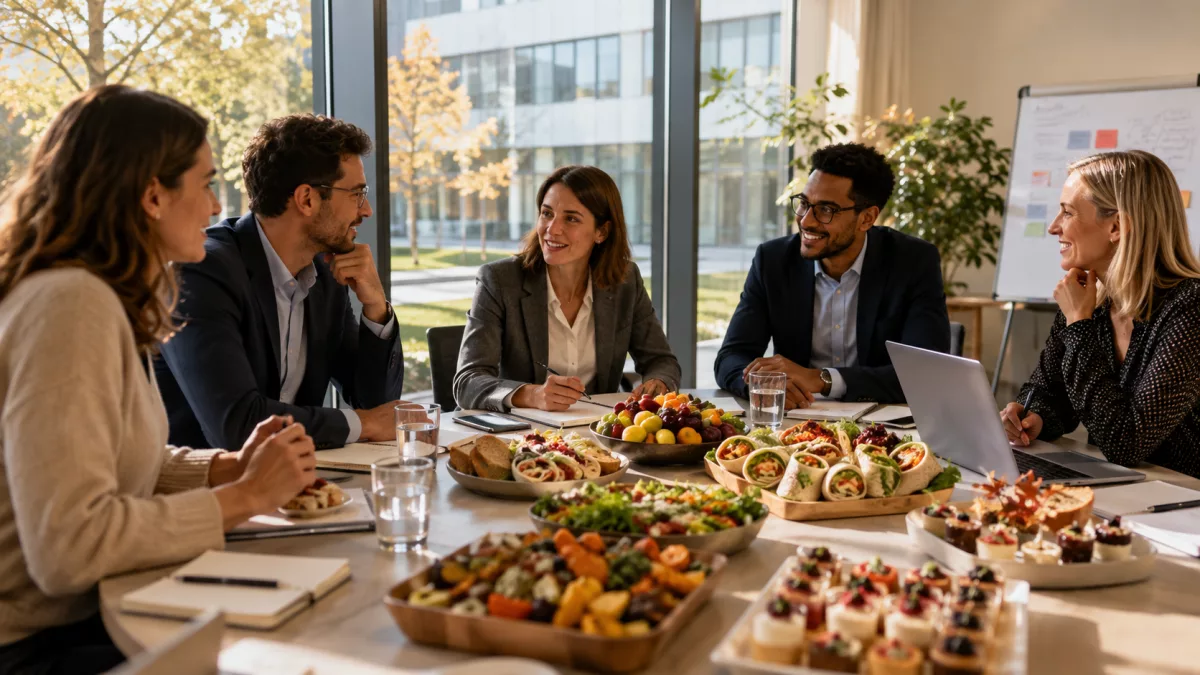 Rentrée des classes et des entreprises en Essonne : boostez la productivité de vos réunions avec nos plateaux repas de saison.