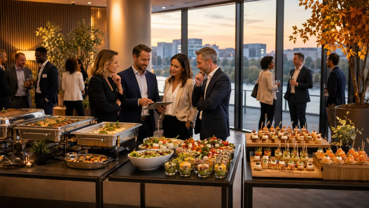 Événementiel d'entreprise à Évry : quel format de buffet choisir pour votre soirée de rentrée ?