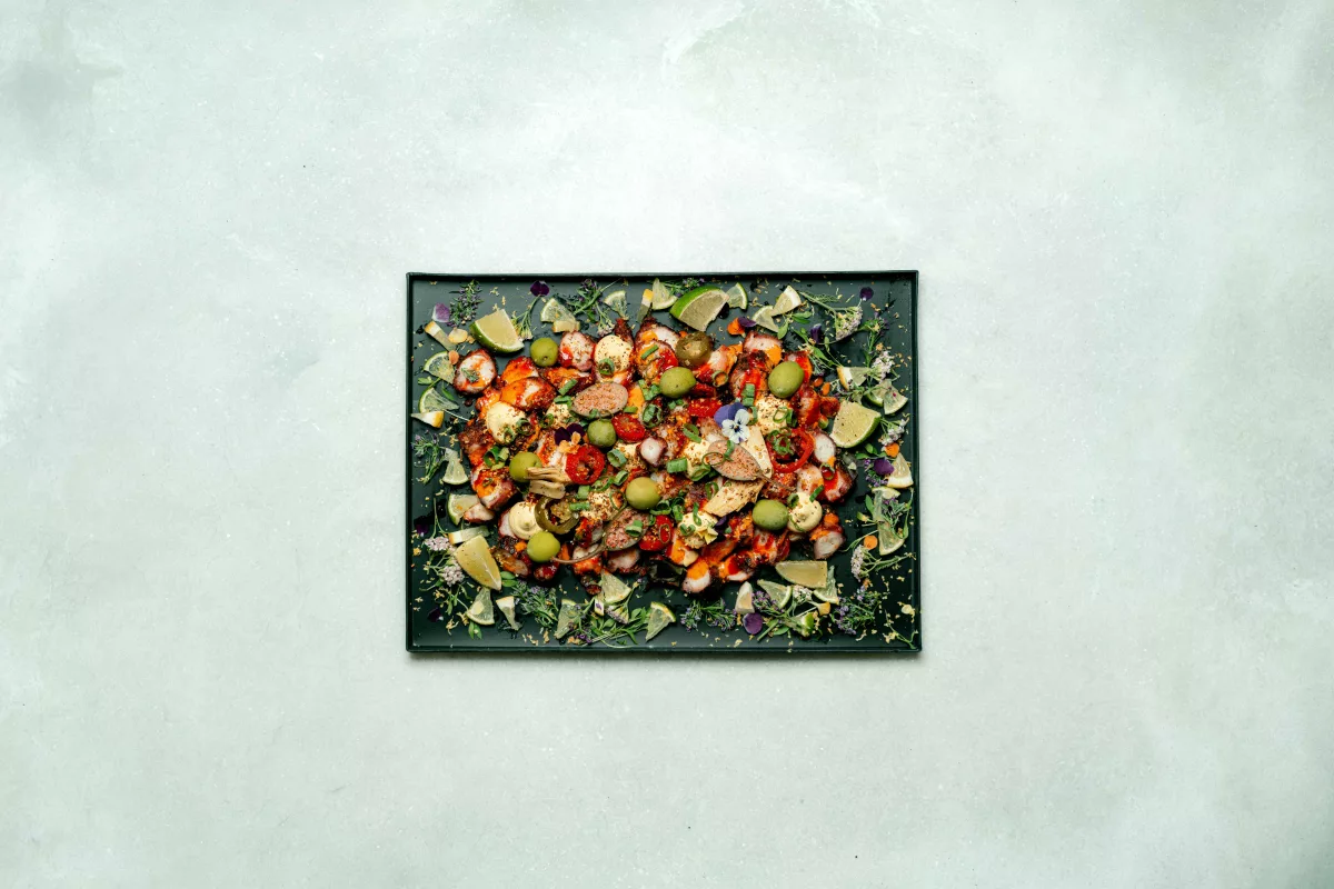 Poulpe grillé Méditerranéen